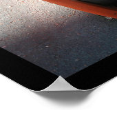 Spielplatz für Kinder 10 Rutsche nach Regen Poster (Ecke)