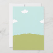 Spielplatz Geburtstag Einladendes Party im Park Bo Einladung (Rückseite)