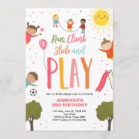 Spielplatz Geburtstag Party im Park Girl