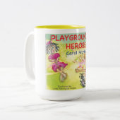 Spielplatz-Held-Tasse Zweifarbige Tasse (Vorderseite Links)