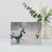 Spielplatz Postkarte (Stehend Vorderseite)