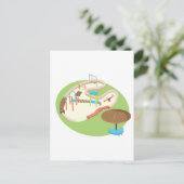 Spielplatz Postkarte (Stehend Vorderseite)