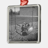 Spielplatz Tyrannosaurus TREX Dinosaurier Funny Ornament Aus Metall (Links)