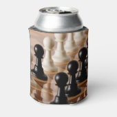 Spielplätze auf dem Schachbrett Dosenkühler (Kanne Rückseite)