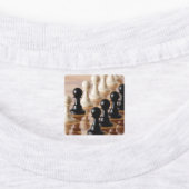 Spielplätze auf dem Schachbrett Etiketten (Befestigt)