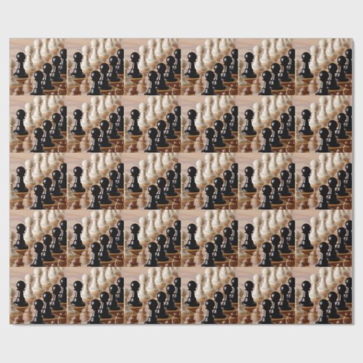 Spielplätze auf dem Schachbrett Geschenkpapier (Flach)