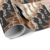 Spielplätze auf dem Schachbrett Geschenkpapier (Rolleneckpunkt)