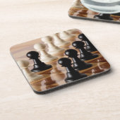 Spielplätze auf dem Schachbrett Getränkeuntersetzer (Linke Seite)