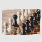 Spielplätze auf dem Schachbrett Golfhandtuch (Horizontal)