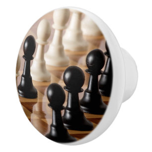 Spielplätze auf dem Schachbrett Keramikknauf