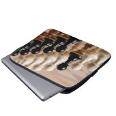 Spielplätze auf dem Schachbrett Laptopschutzhülle (Vorne Knopf)