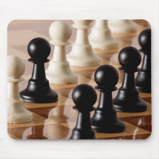 Spielplätze auf dem Schachbrett Mousepad (Vorne)