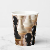 Spielplätze auf dem Schachbrett Pappbecher (Links)