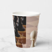 Spielplätze auf dem Schachbrett Pappbecher (Rechts)