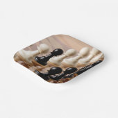 Spielplätze auf dem Schachbrett Pappteller (Gewinkelt)