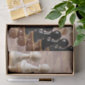 Spielplätze auf dem Schachbrett Seidenpapier (Geschenk)