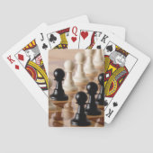 Spielplätze auf dem Schachbrett Spielkarten (Rückseite)