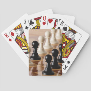 Spielplätze auf dem Schachbrett Spielkarten