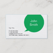 Spielprogrammkarte mit Pfeiltasten Visitenkarte (Rückseite)