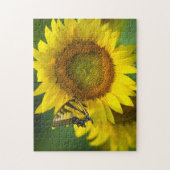 Spielpuzzle-Butterfly Sonnenblumen Puzzle (Vertikal)