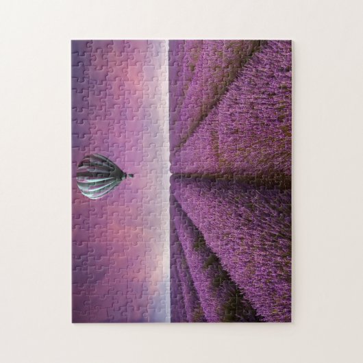 Spielpuzzle-Lavendel-Feld Puzzle (Vertikal)