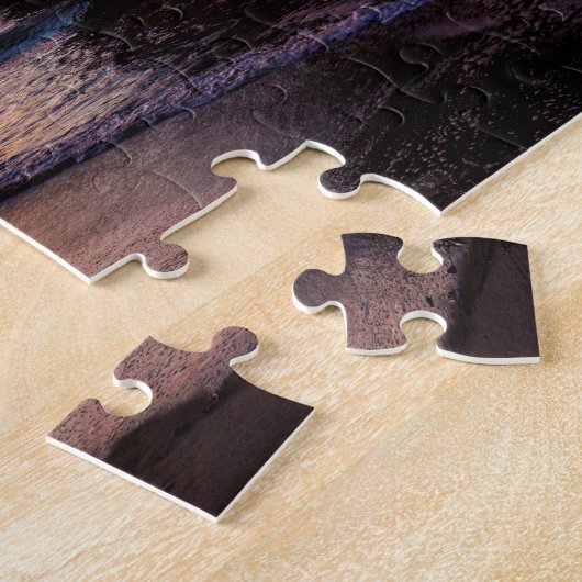 Spielpuzzle-Sunset Szene Puzzle (Seite)