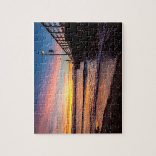 Spielpuzzle-Sunset Szene Puzzle (Vertikal)