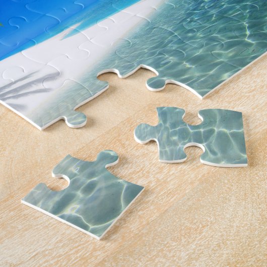 Spielpuzzle tropischer Strand Puzzle (Seite)