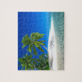 Spielpuzzle tropischer Strand Puzzle (Vertikal)