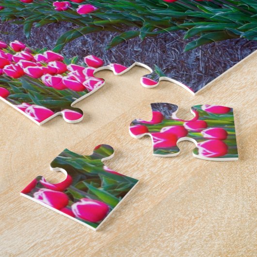 Spielpuzzle-Tulip-Feld Puzzle (Seite)