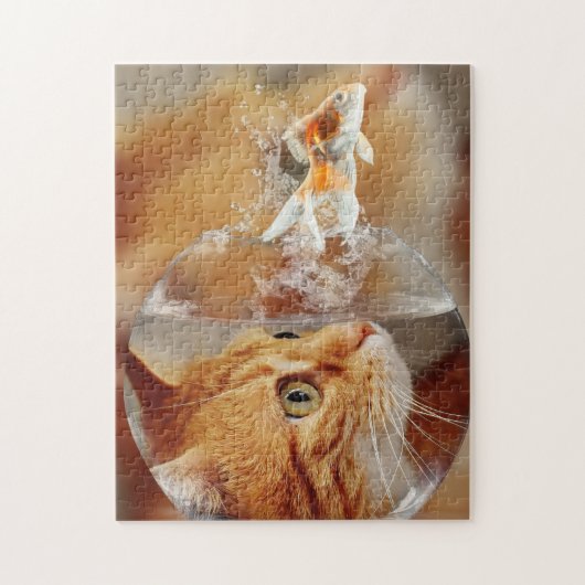 Spielpuzzle und Goldfish Puzzle (Vertikal)