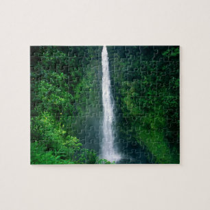 Spielpuzzle-Waterfall-Szene Puzzle