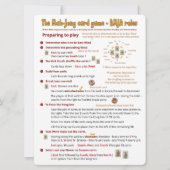 Spielregeln für große Druckkarten - Vorbereiten de Einladung (Vorderseite)