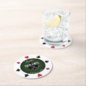 Spielsaal Runde Untersetzer (Vor Ort)