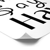 Spielsaalordnung Poster (Ecke)