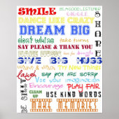 Spielsaalordnung Poster (Vorne)