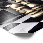 Spielschachstil Fotodruck (Ecke)