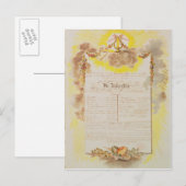 Spielschein für 'The Magic Flute' Postkarte (Vorne/Hinten)