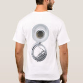 "Spielschwermetall" Sousaphone/Tuba T-Shirt (Rückseite)