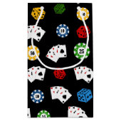 Spielsmuster Spielautomat Party-Tasche Kleine Geschenktüte (Rückseite)