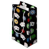 Spielsmuster Spielautomat Party-Tasche Kleine Geschenktüte (Vorderseite Schrägansicht)