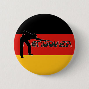 SPIELSNOOKER Moderner Schriftart & Deutsche Flagge Button
