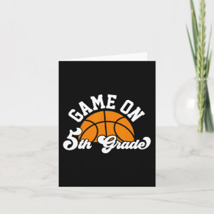Spielspass am 5. Klasse Basketball erster Scho-Tag Karte
