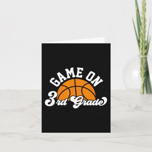 Spielspass auf 3. Klasse Basketball erster Scho-Ta Karte (Vorderseite)