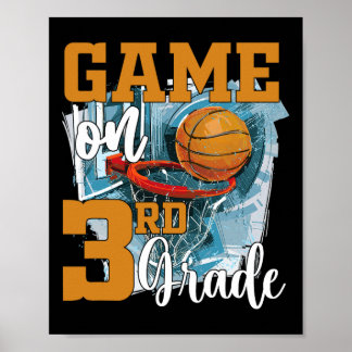 Spielspass auf 3. Klasse Basketball zurück zur Sch Poster