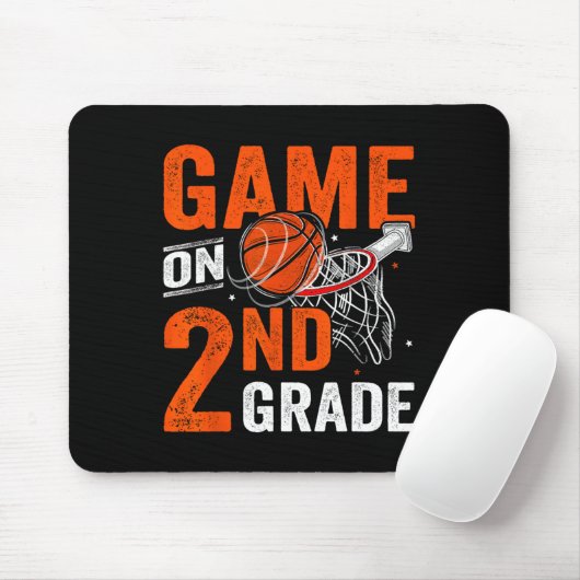 Spielspass auf Basketball der zweiten Klasse Mousepad (Mit Mouse)