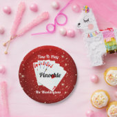 Spielspass für Pinochle Pappteller (Party)