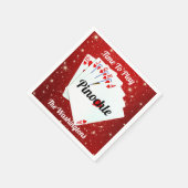 Spielspass Pinochle-Papierplatte Serviette (Ecke)