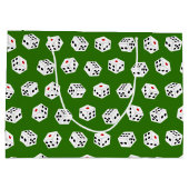 Spielspass Spielkasino Würfel Muster Party Tasche Große Geschenktüte (Rückseite)