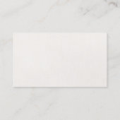 Spielspass und festliche Girly-Gold-Funkelnd-Seque Visitenkarte (Rückseite)